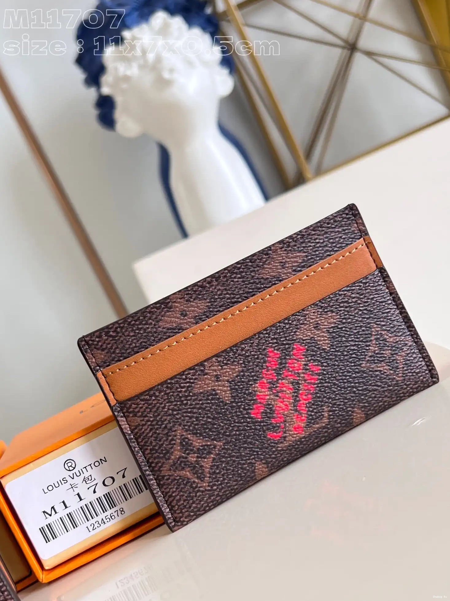 CARD HOLDER-11*7*0.5cm VUITTON LOUIS 0523